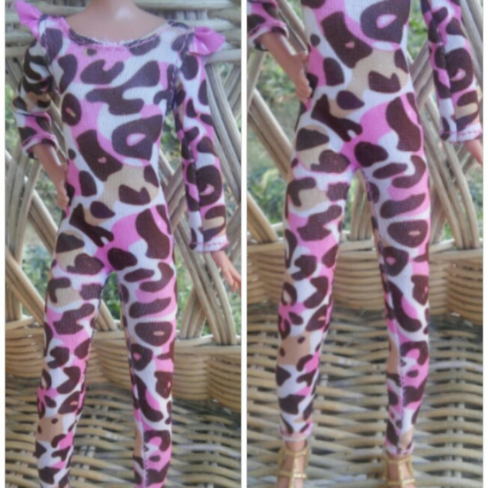 Skipper Doll Leopard Jumpsuit